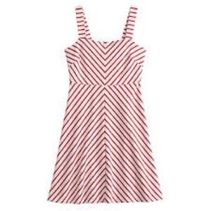 NWT DRAPER JAMES RSVP red white cinched wait dress size XXL